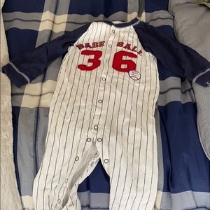 Baseball onsie
